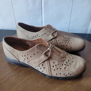 Cobb Hill by New Balance Leather Women’s Sz 10 Slip-on Shoe, Tan, Like New, EUC